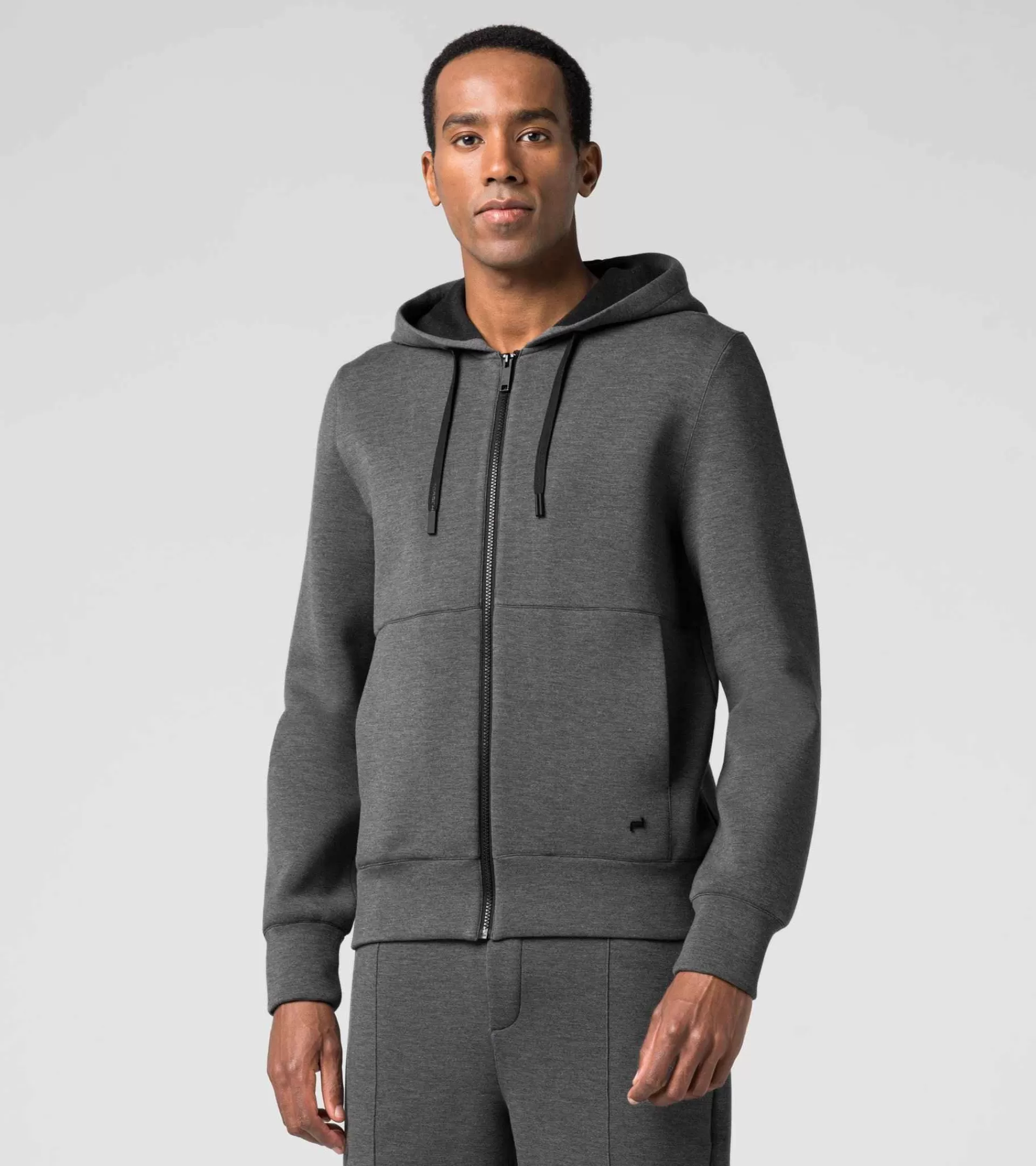 Porsche Design 24H Hooded Casaco De Treino Dark Grey Melange Fashion