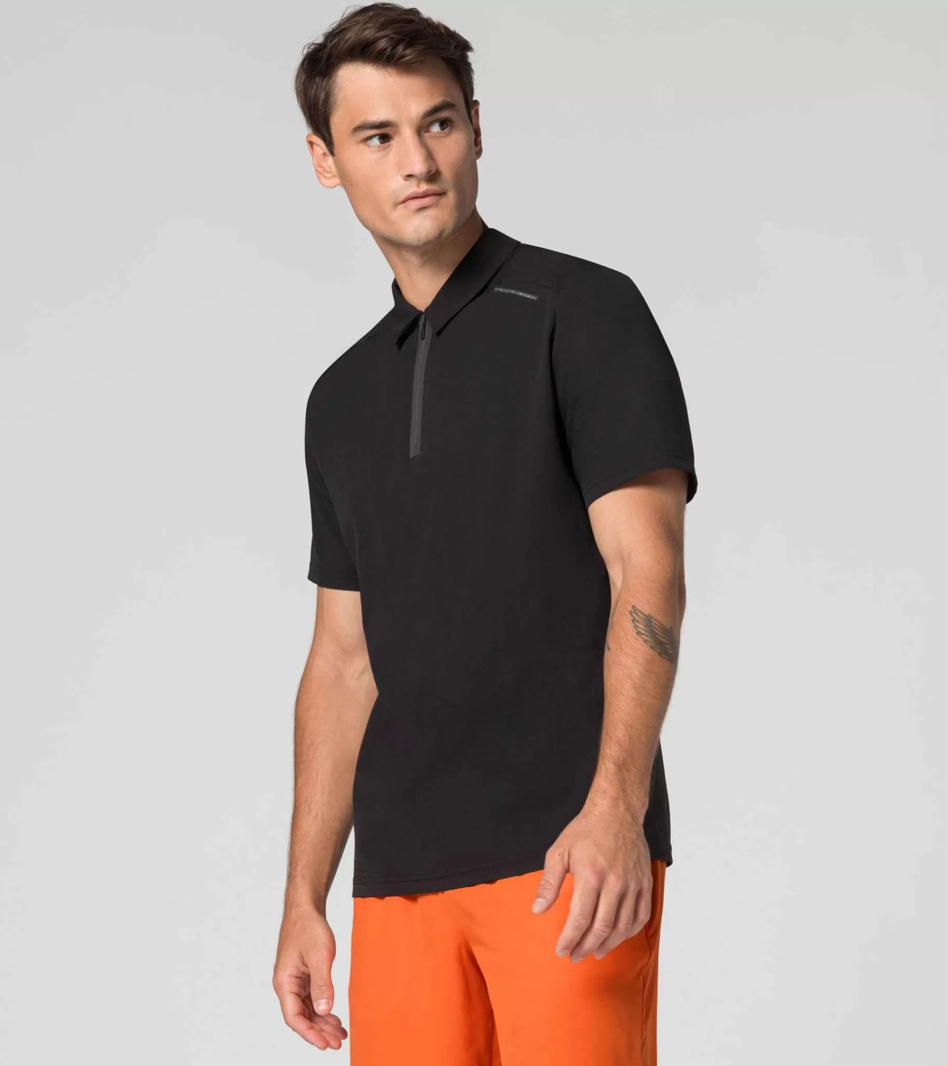 Porsche Design Active Polo Shirt Black Flash Sale