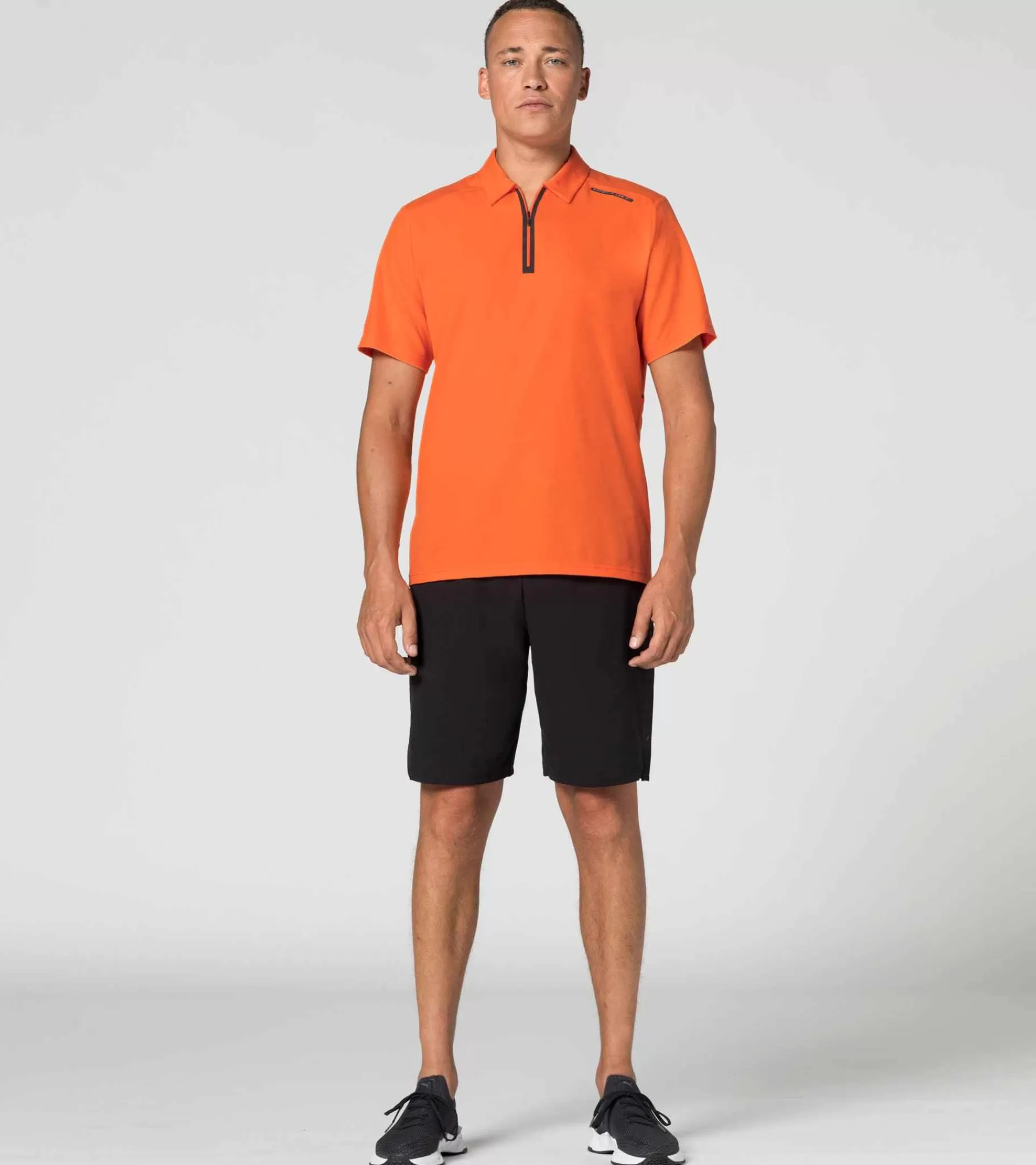 Porsche Design Active Polo Shirt Firecracker Orange Best