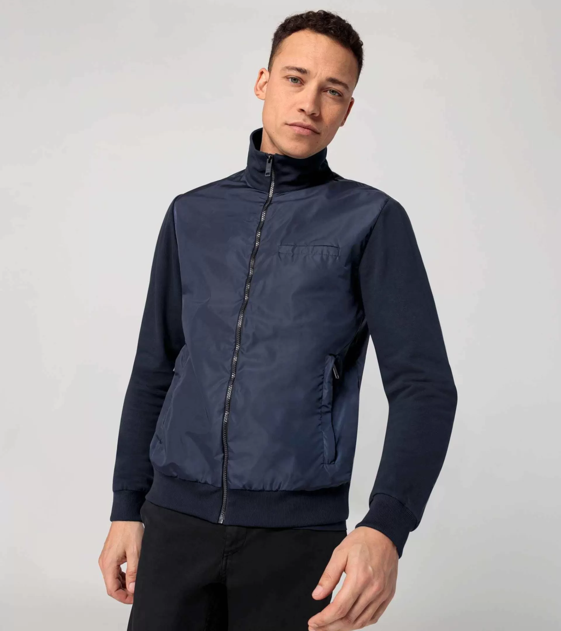 Porsche Design Athleisure Cardigan Navy Blazer Cheap