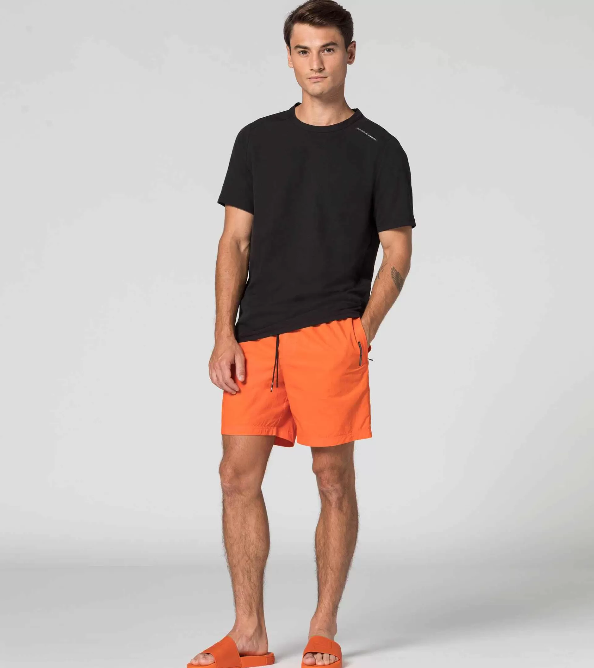 Porsche Design Calcoes De Banho Fire Cracker Orange Fashion