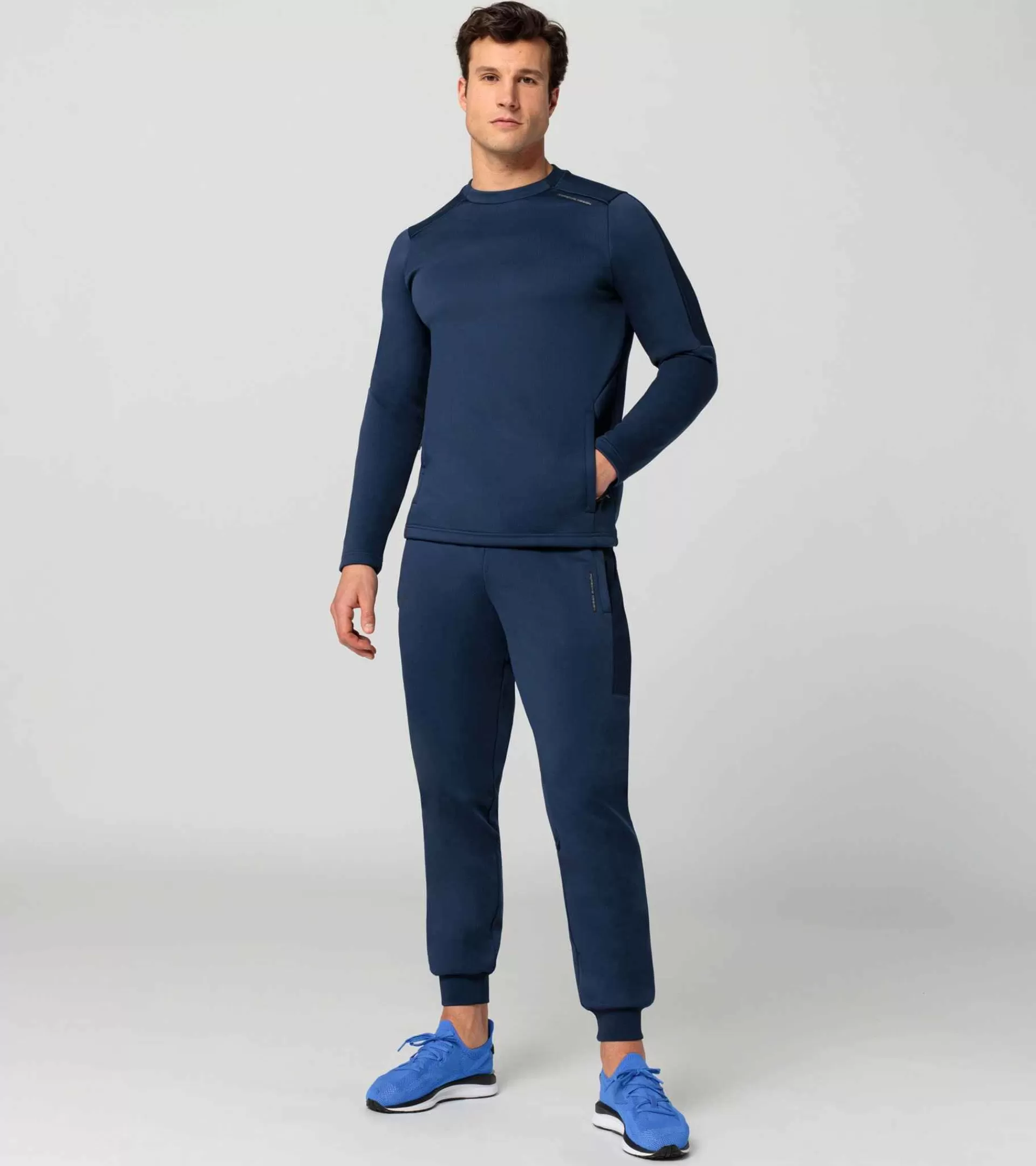 Porsche Design Crew Neck Sweater Persian Blue Sale