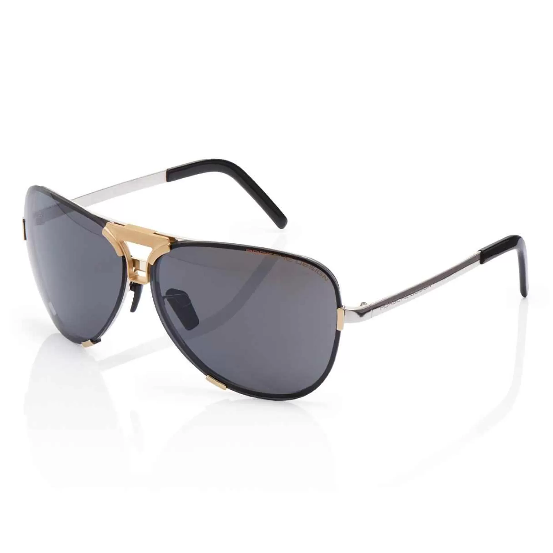 Porsche Design Óculos De Sol P´8678 (E) Palladium/Gold New