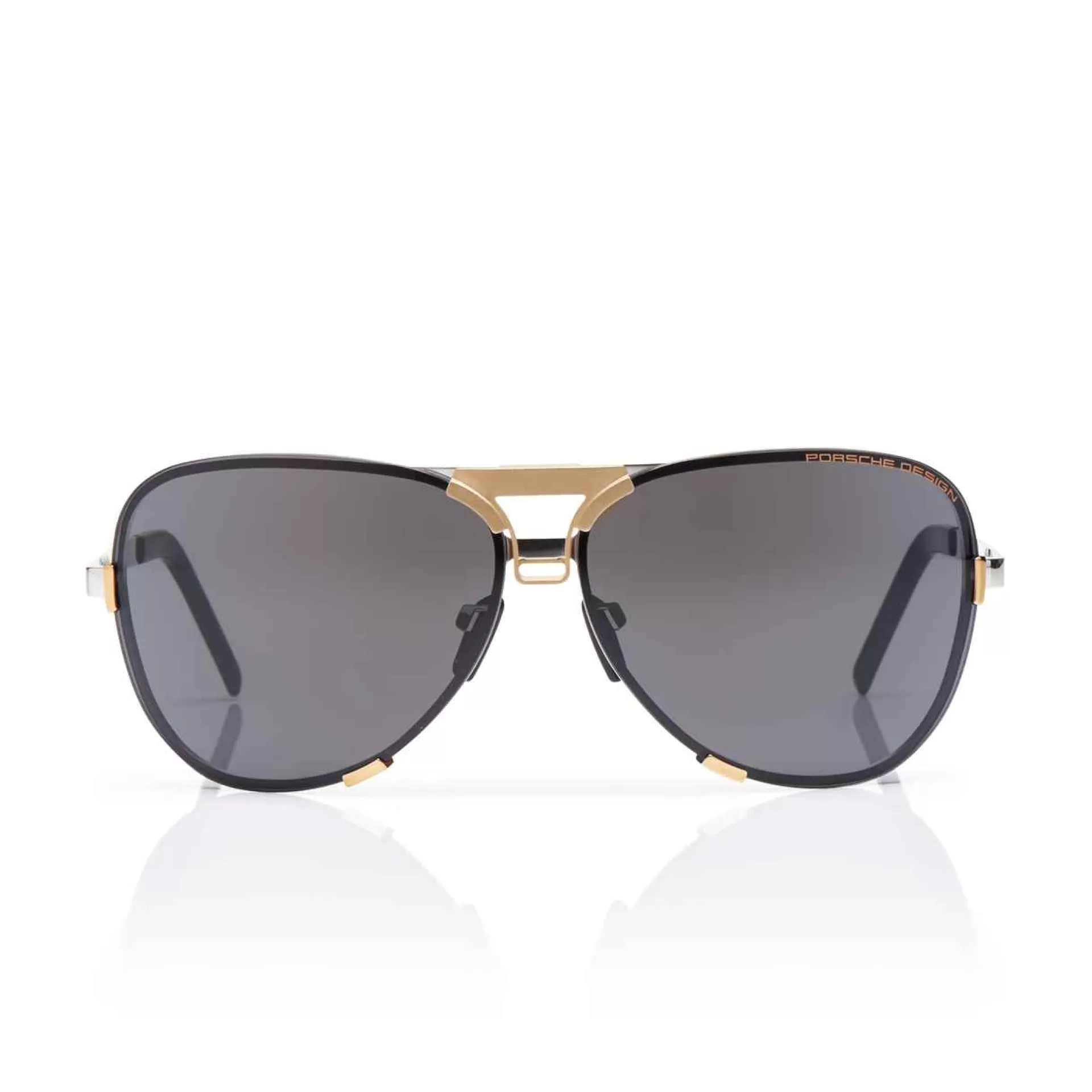 Porsche Design Óculos De Sol P´8678 (E) Palladium/Gold New