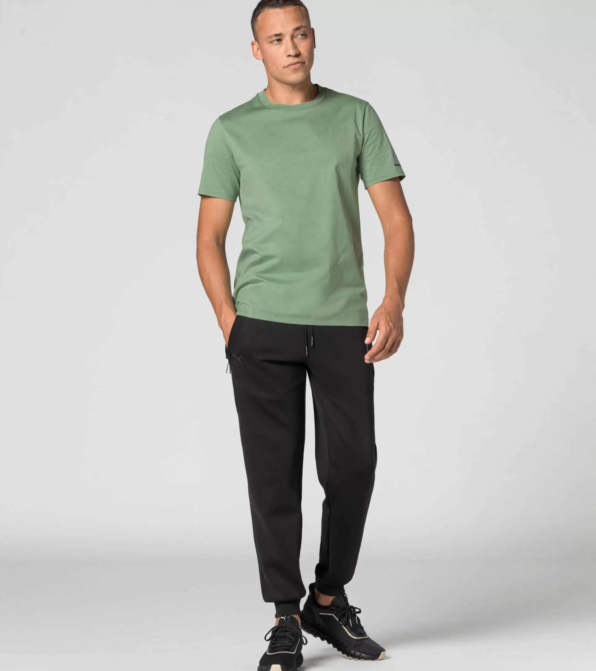 Porsche Design Essential Tee Dusty Green Sale