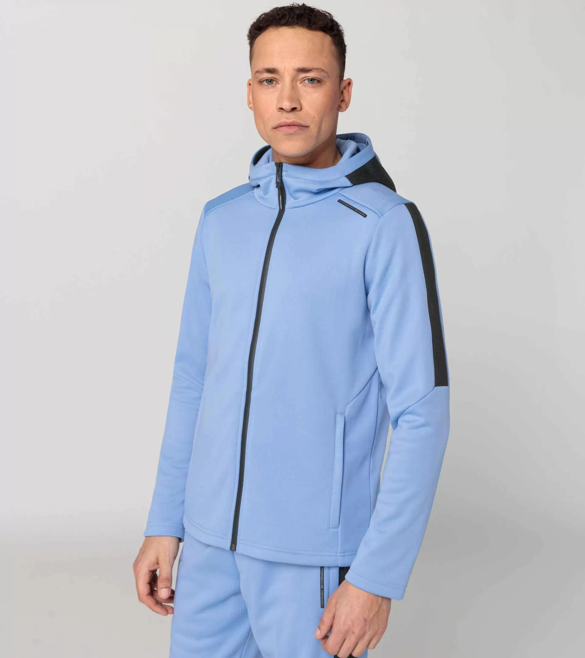 Porsche Design Hooded Sweat Jacket Blissful Blue Cheap