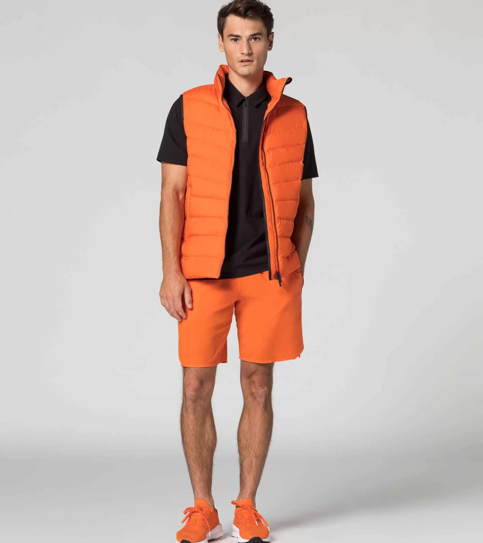 Porsche Design Light Packable Vest Fire Cracker Orange Best Sale