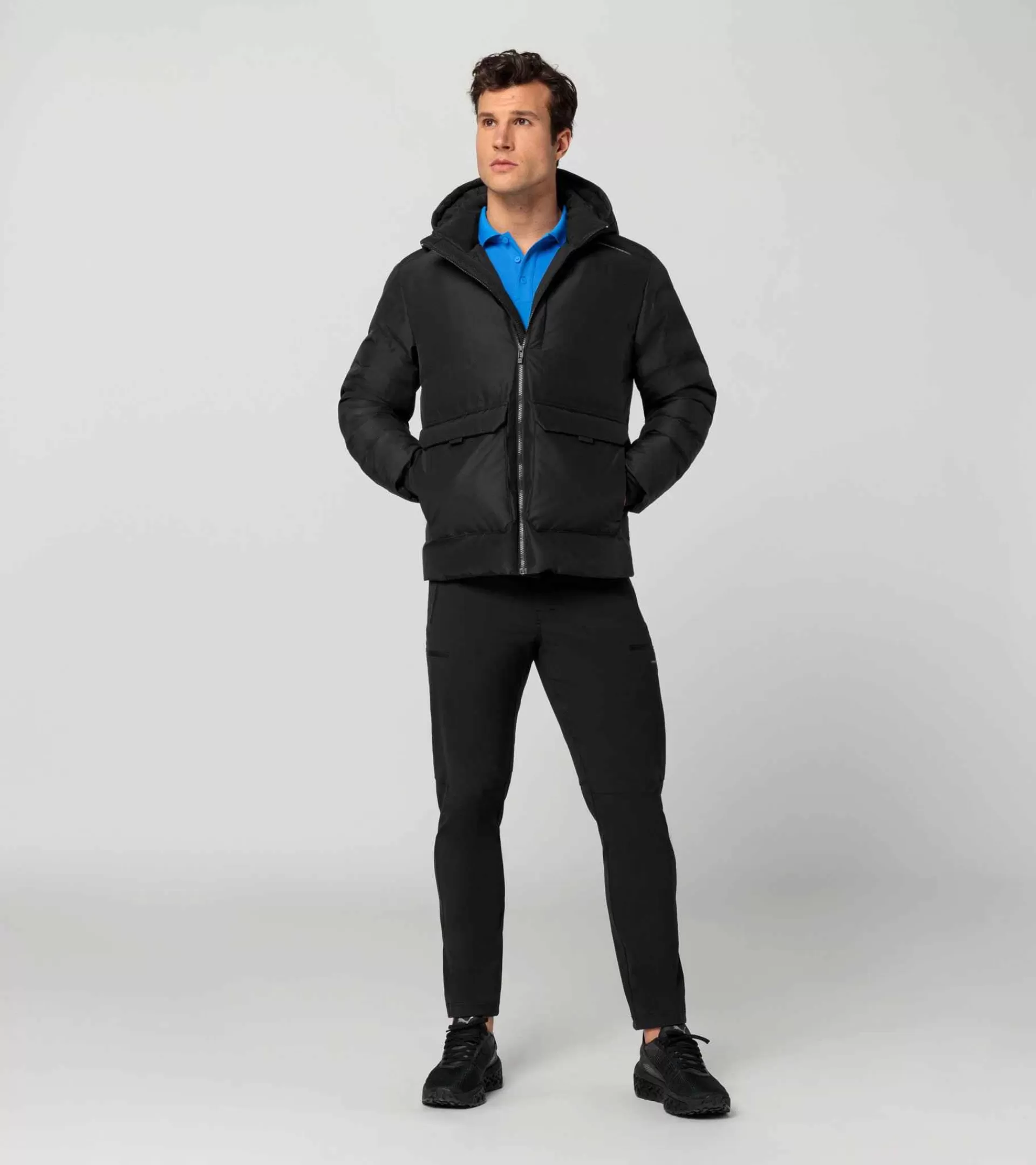 Porsche Design Padded Jacket Black Flash Sale