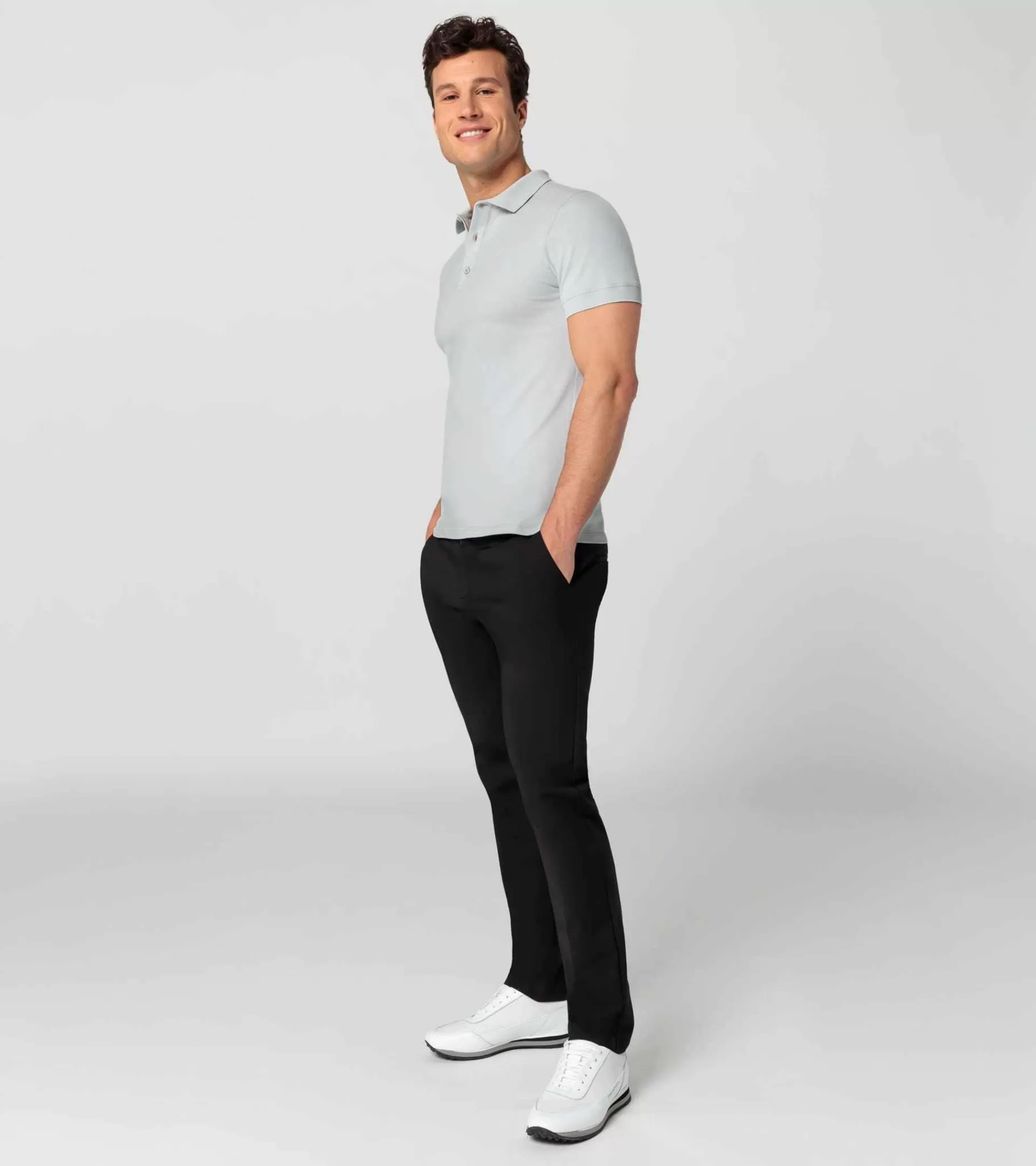 Porsche Design Pd Icon Polo Shirt Ash Gray Online