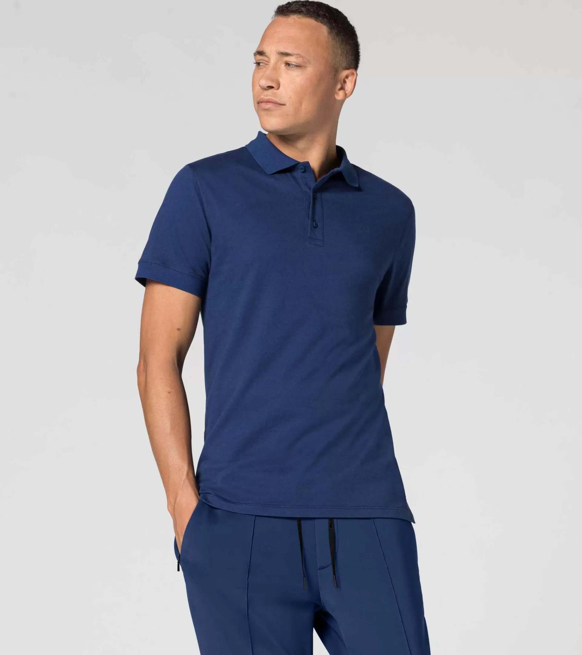 Porsche Design Pd-Icon Polo Shirt Blue Depths Cheap