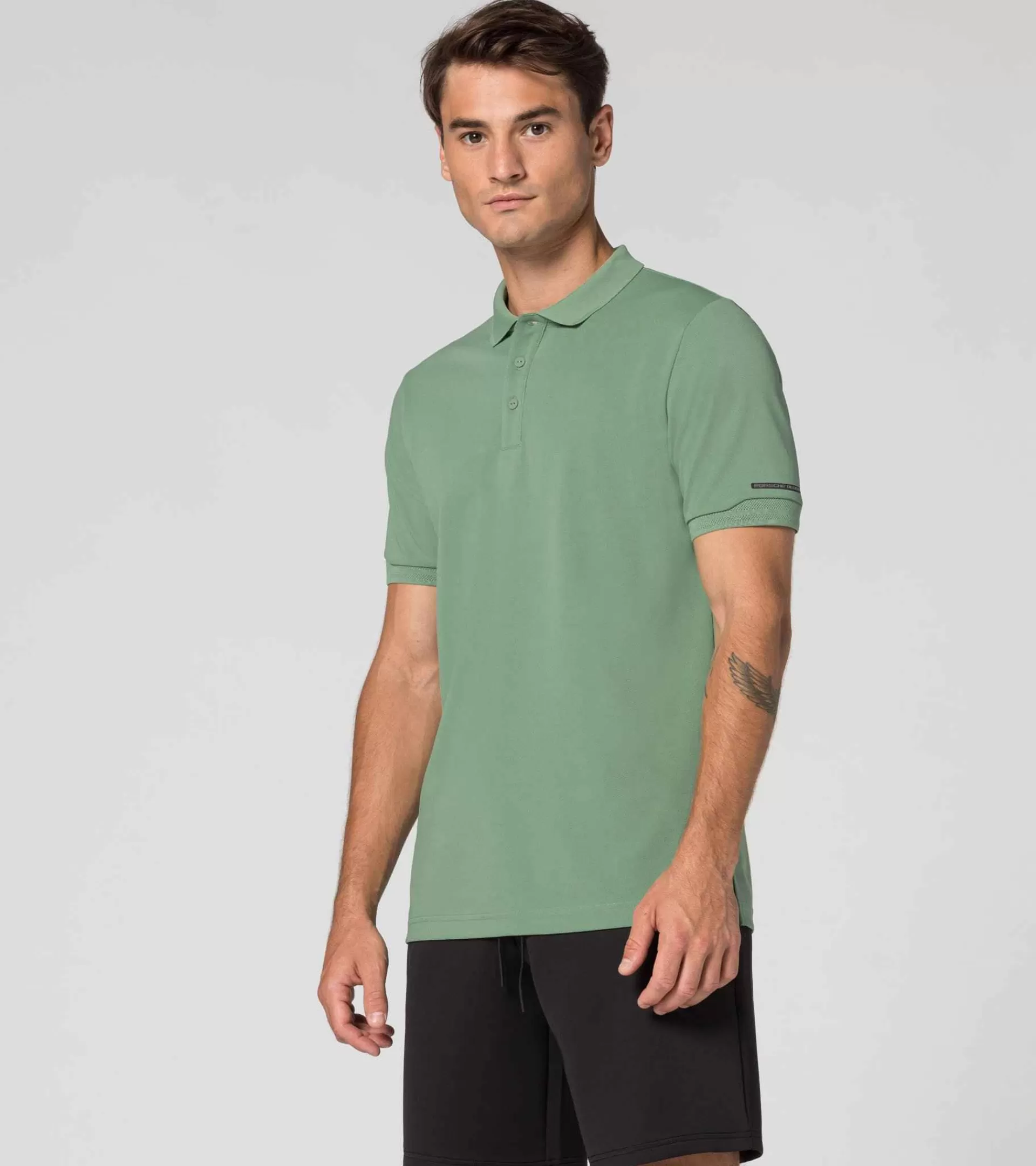 Porsche Design Polo Para Homem Dusty Green Cheap