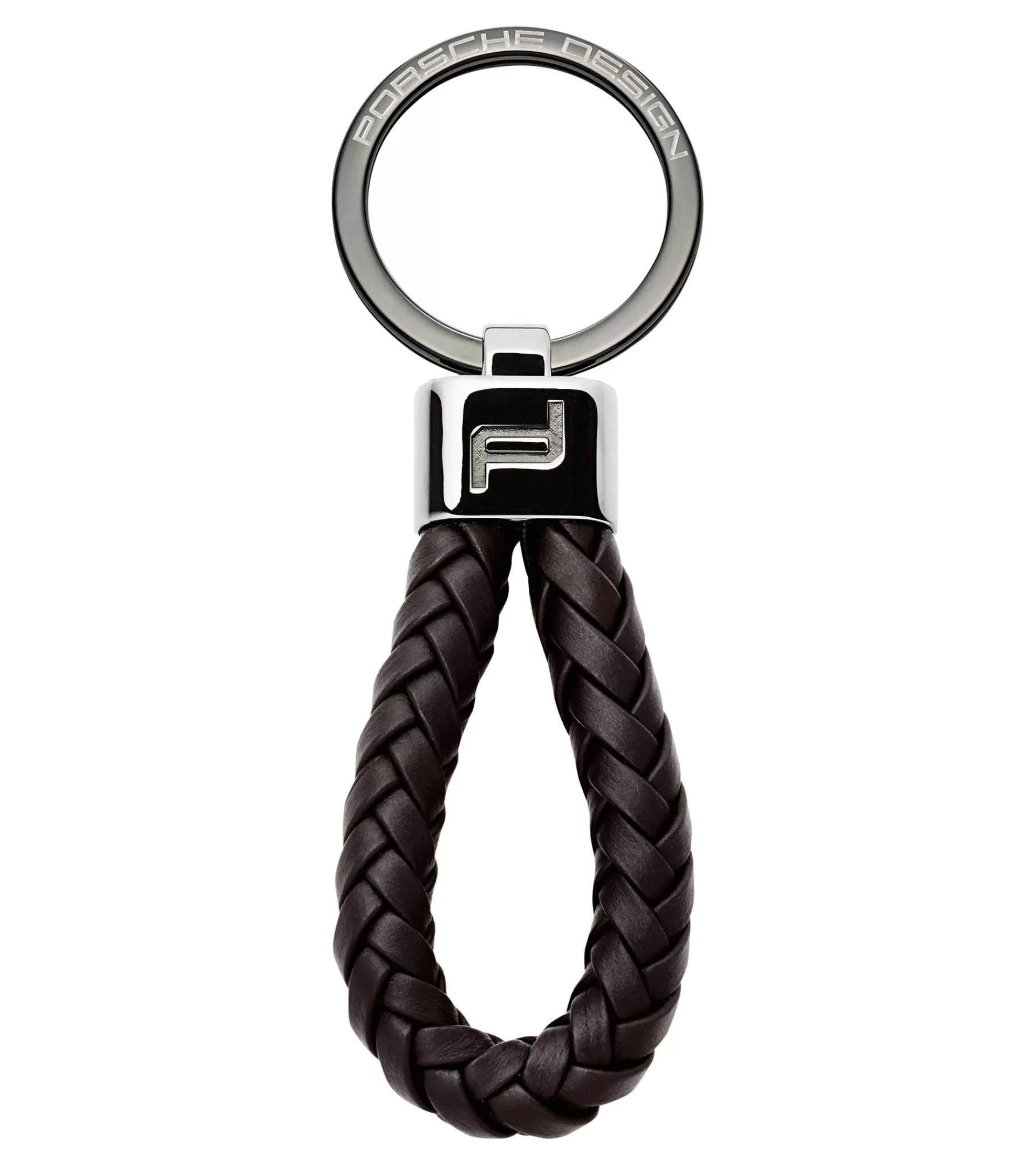 Porsche Design Porta-Chaves Leather Cord Dark Brown Cheap