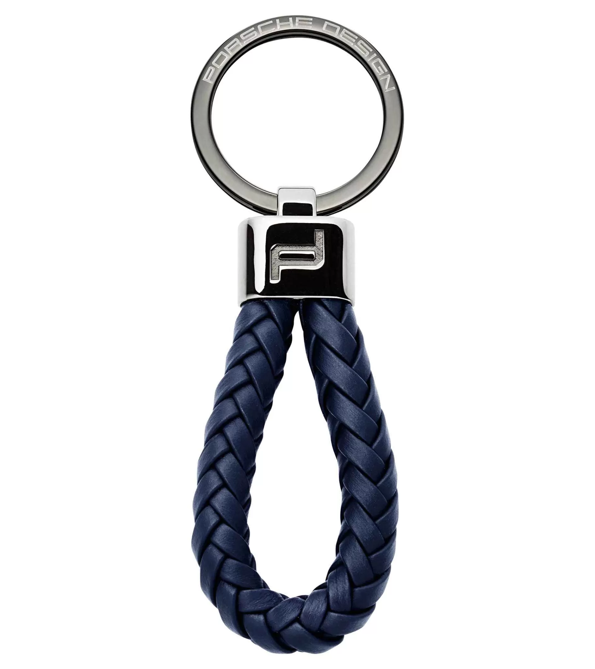 Porsche Design Porta-Chaves Leather Cord Dark Blue Cheap