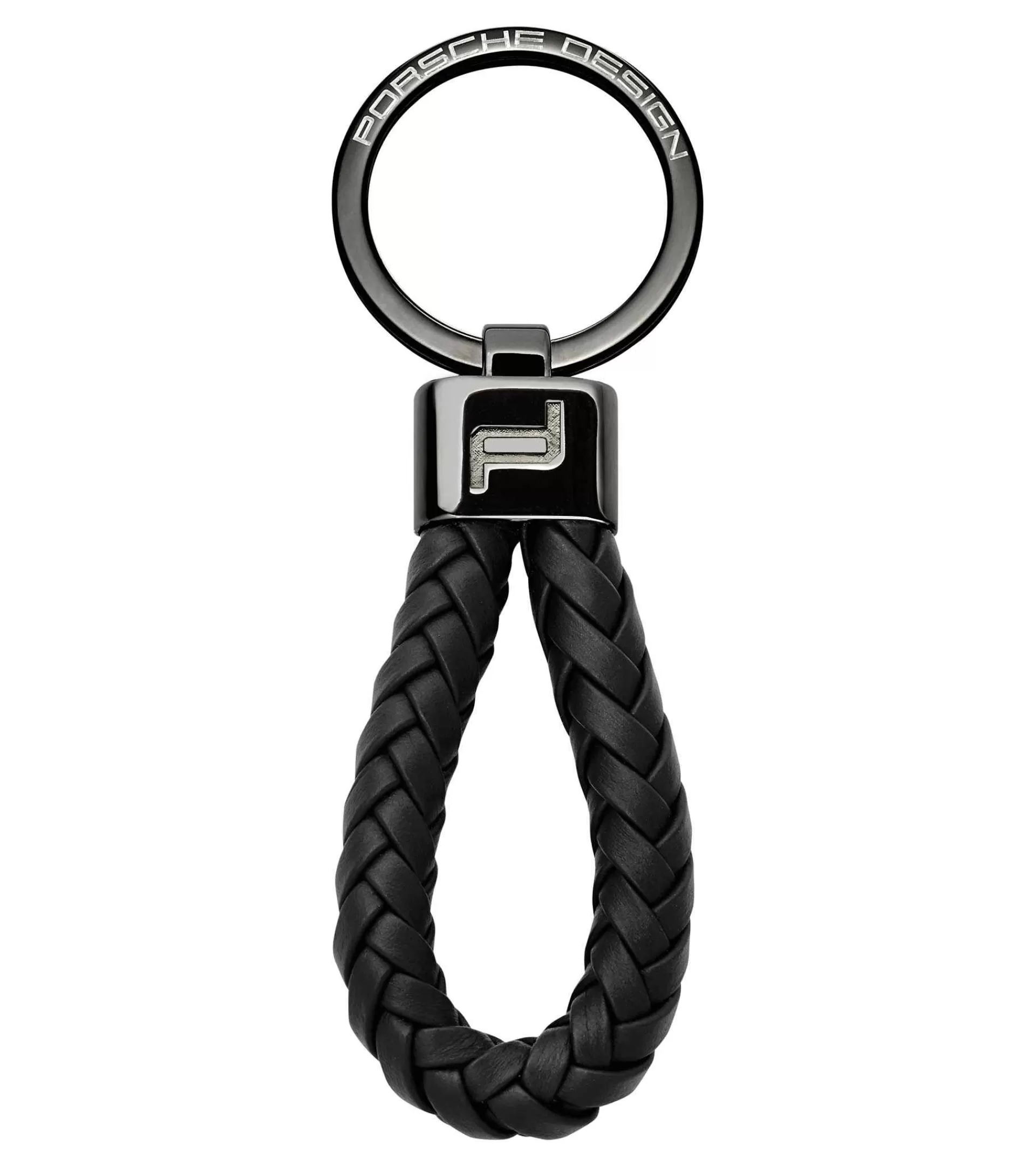 Porsche Design Porta-Chaves Leather Cord Black Cheap