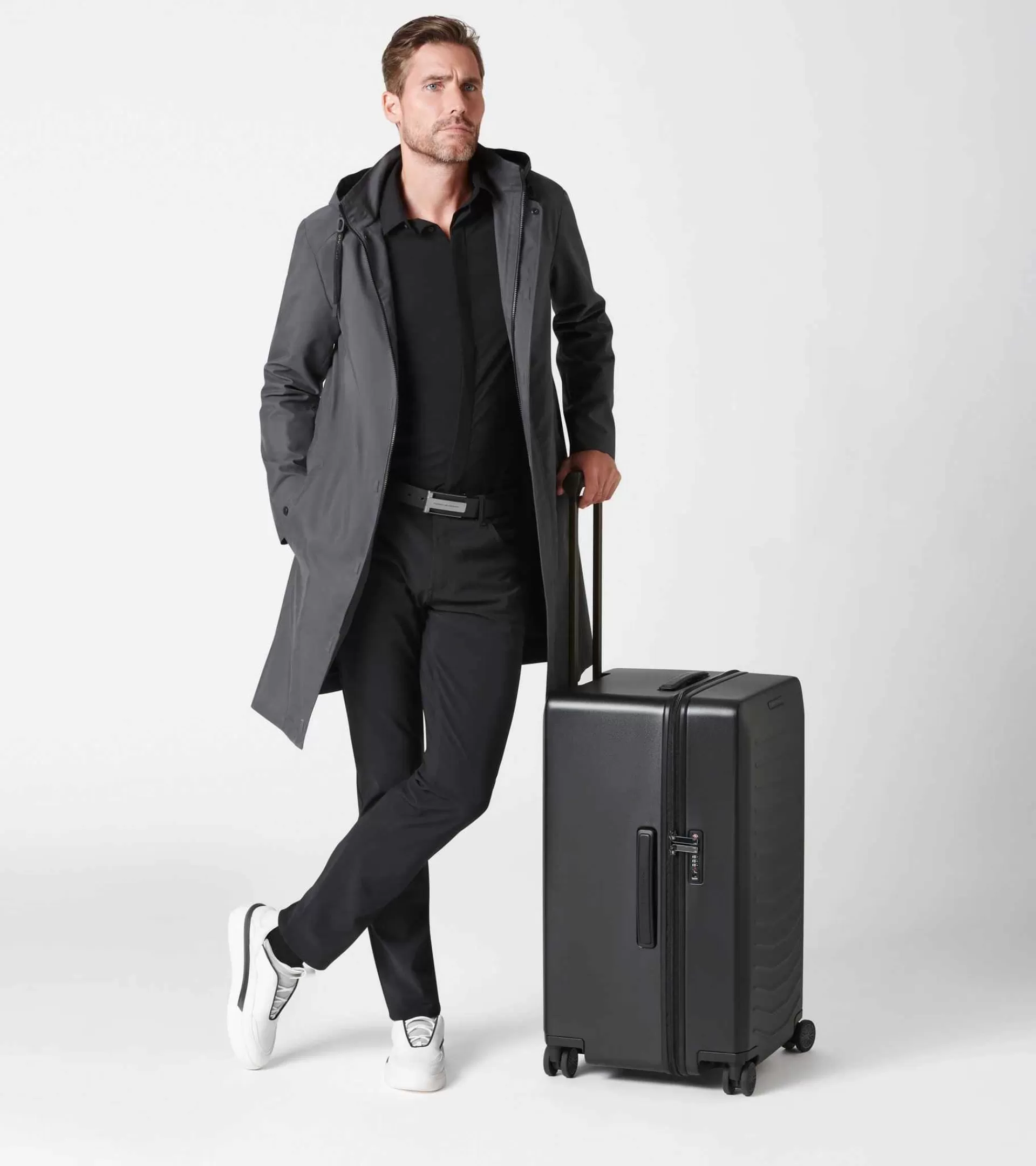 Porsche Design Roadster Hardcase 4W Trolei M Black Matt Store