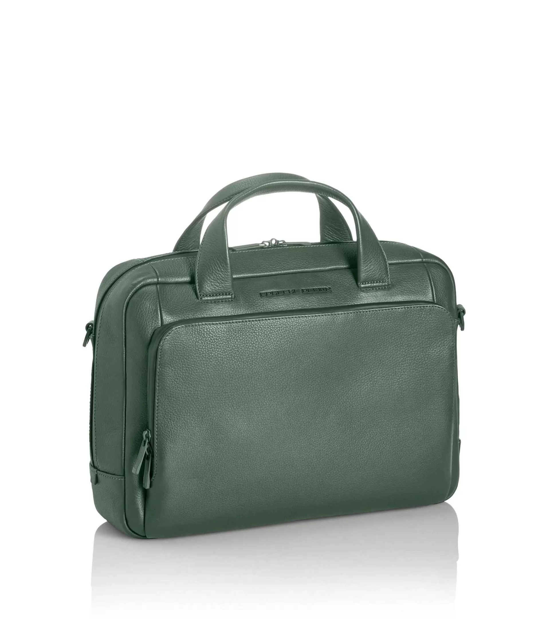 Porsche Design Roadster Leather Briefcase S Cedar Green Clearance