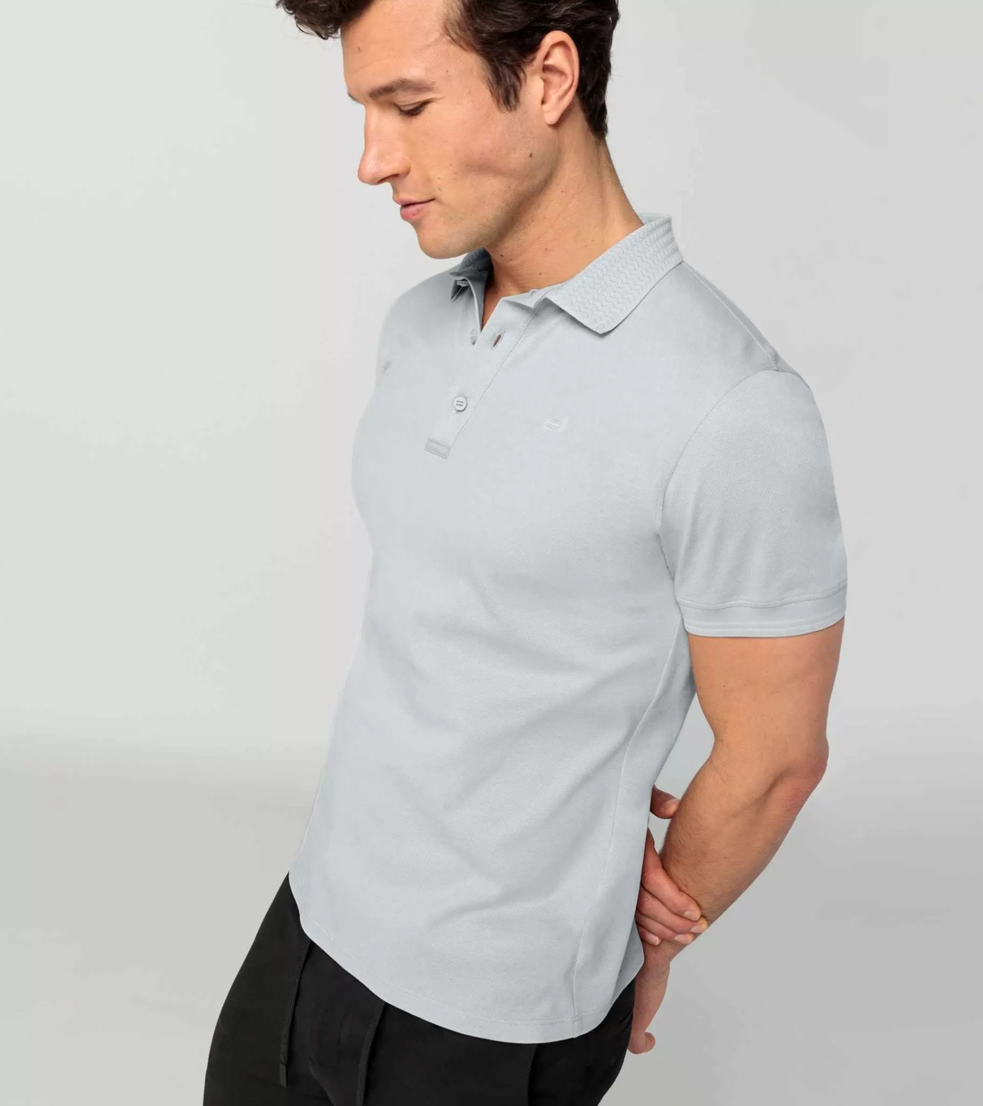 Porsche Design Tec Flex Polo Shirt Ash Gray Hot