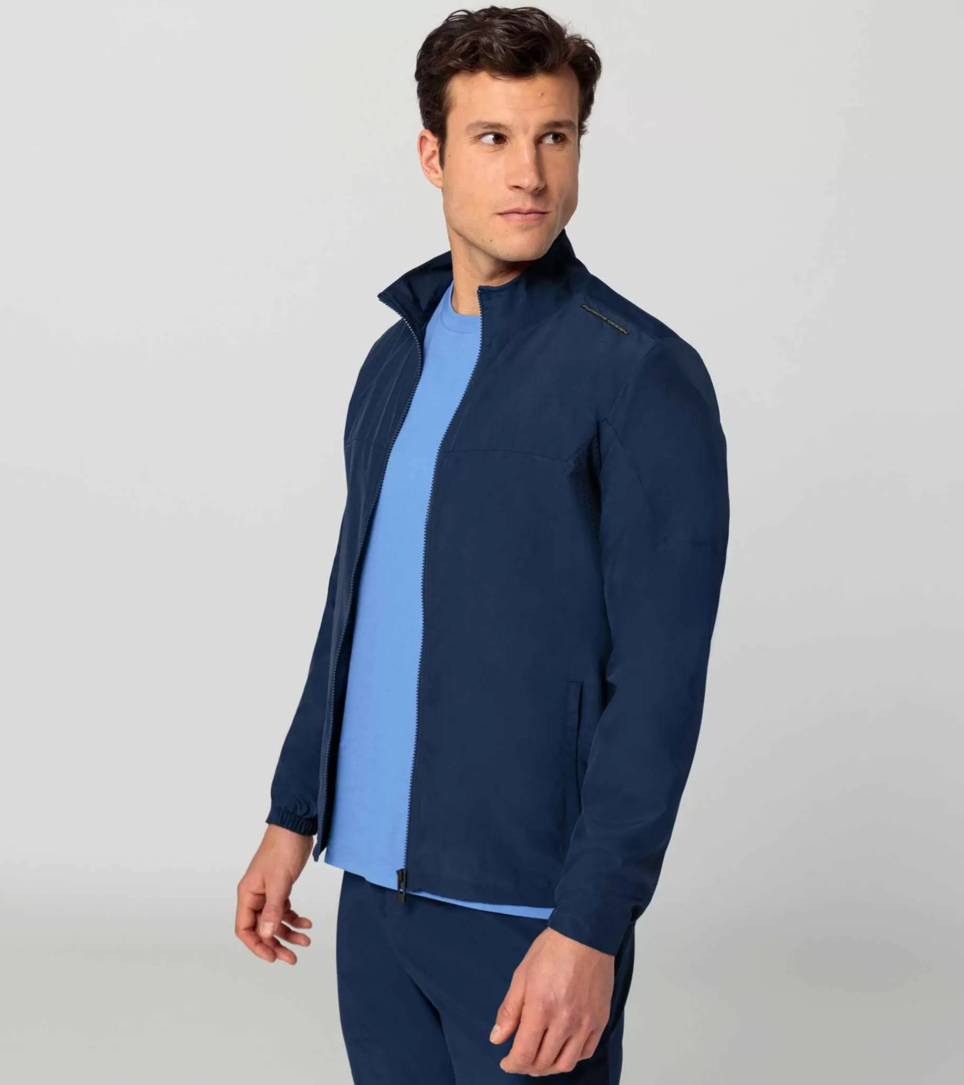 Porsche Design Woven Tech Jacket Persian Blue Best Sale